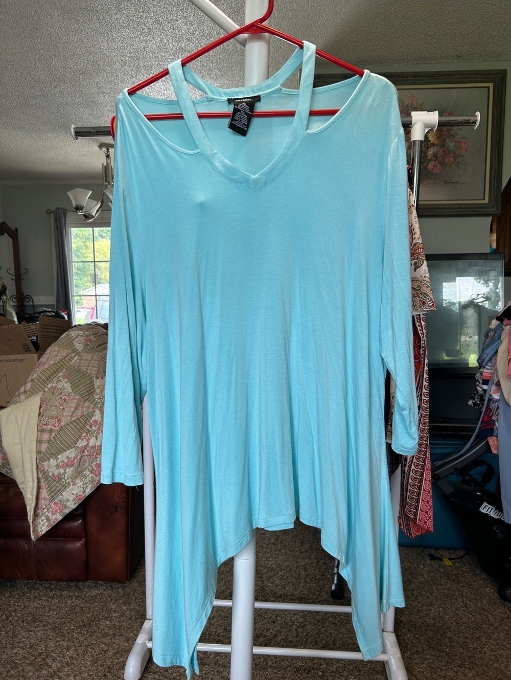 Premise Aqua Tint XXL Lightweight Long Sleeve Top
